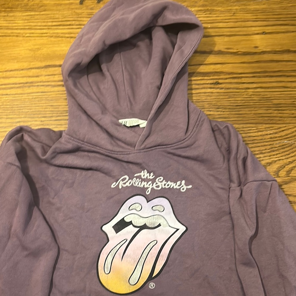 Rolling Stones Purple Hoodie